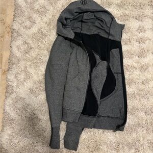 Lululemon Zip Up Charcoal Hoodie